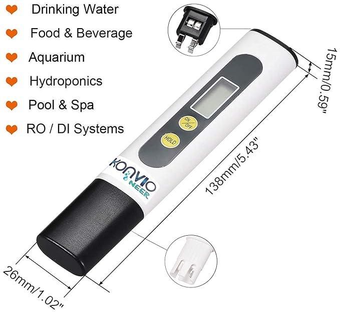 AiVANTA™ Water TDS Meter Tester