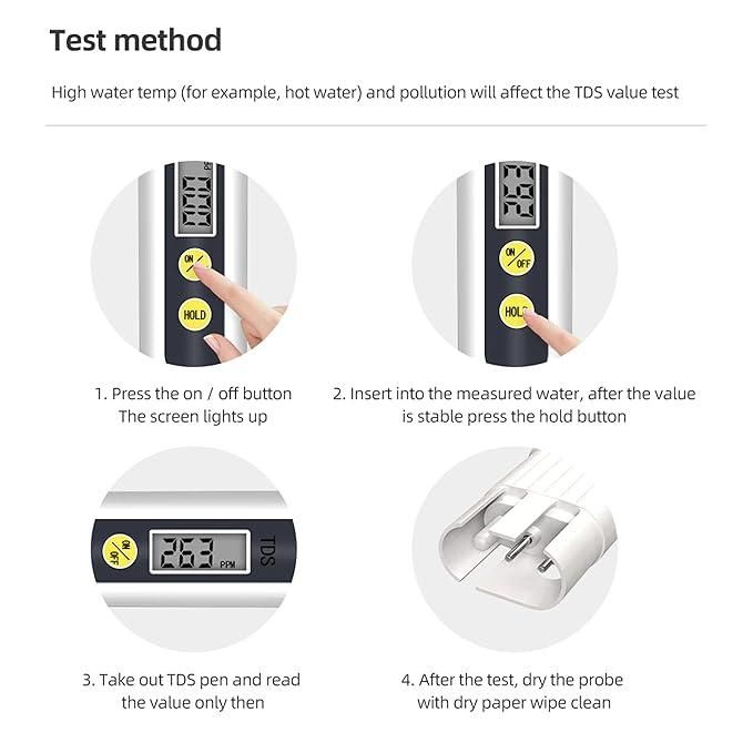 AiVANTA™ Water TDS Meter Tester