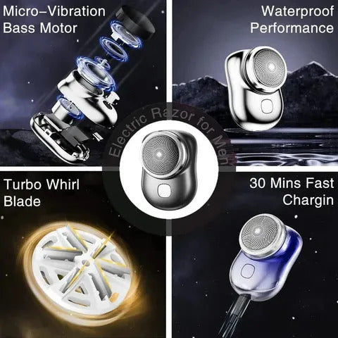 AiVANTA™ Mini Electric Shaver