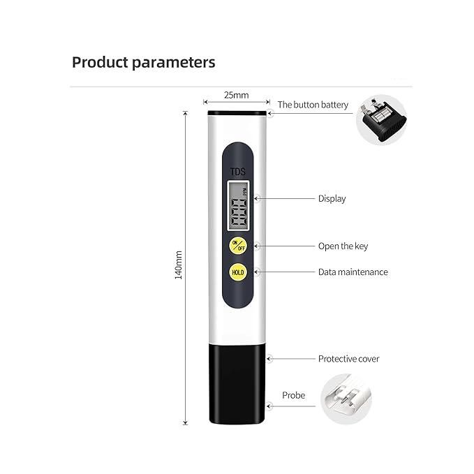 AiVANTA™ Water TDS Meter Tester